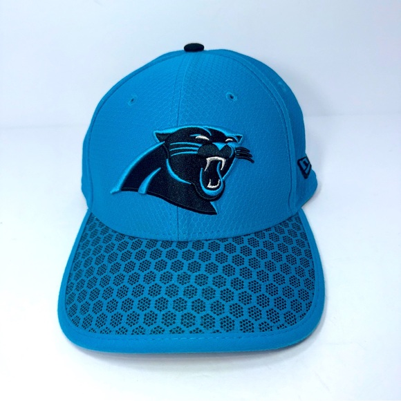 Carolina Panthers NFL New Era Sideline 39Thirty Blue Hat Cap Adult Mens Flex Fit - Picture 1 of 8